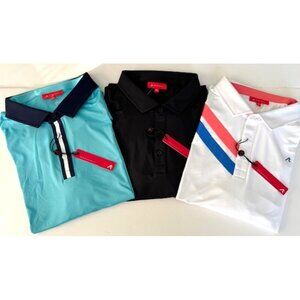 NWT Redvanly Golf Lot of 3 Men's Polo Golf Shirts Retail $330 3-Pack Size 2XL